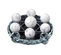 SSOPTMCB Seven-Star Array Wealth Crystal Balls, Five Elements Ball Feng Shui Grid for Prosperity and Flow(M) Gemstone Stone