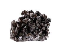 SSOPTMCB Smoky Quartz Crystal Cluster Raw Stone Irregular Geode Home Decoration Gemstone,160~240g Gemstone Stone