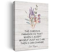 SSOPTMCB Social Worker Quotes Canvas Print Psychology Art Motivational Wall Decor Farmhouse Style for Therapist Home Office(Unframed,12x18inch(30x45cm))