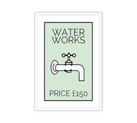 SSOPTMCB Startup Office Motivational Print - Humorous Take on Utility Bills Poster, Board Game Inspired Art for Home Office Game Room(Unframed,12x18inch(30x45cm))