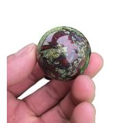 SSOPTMCB Stone 7pcs Handcrafted Dragon Blood Quartz Crystal Ball Gemstone Stone