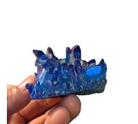 SSOPTMCB Stone 90-100g Quartz Crystal Titanium Silicon Clusters(2pcs) Gemstone Stone