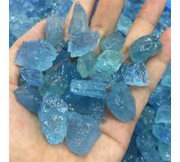 SSOPTMCB Stone Aquamarine Raw Crystal Quartz Rock Collectible Rough Gemstone Home Room Decoration(30g) Gemstone Stone