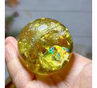 SSOPTMCB Stone Crystal Citrine Ball Gemstone Rainbow Home Decoration Gift Gemstone Stone