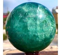 SSOPTMCB Stone Green Fluorite Crystal Ball Sphere Gem Home Decoration Gift(410-500g) Gemstone Stone