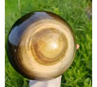 SSOPTMCB Stone Obsidian Ball,Quartz Crystal Ore Carving Divination Ball(Size:600-700g) Gemstone Stone