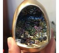 SSOPTMCB Stone Rainbow Ore Egg Quartz Crystal geode Gemstone Stone