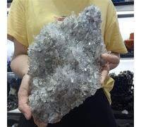 SSOPTMCB Stone Transparent Crystal Chrysanthemum Cluster Quartz Collection Decoratin(Size:100-200g) Gemstone Stone