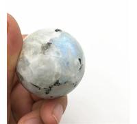 SSOPTMCB Stone White Moonstone Ball Sphere Crystal Collection Minerals(Size:45-50mm) Gemstone Stone