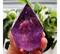 SSOPTMCB Uruguayan Amethyst Crystal Point Dark Purple Quartz Rod Ornament Home Decor(30-40g) Gemstone Stone