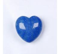 SSOPTMCB Various Materials Gemstones Rose Quartz Crystals Love Heart Shaped Amethyst Home Decoration (Color : Blue) Gemstone Stone