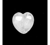 SSOPTMCB Various Materials Gemstones Rose Quartz Crystals Love Heart Shaped Amethyst Home Decoration (Color : Clear Quartz) Gemstone Stone