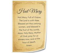 SSOPTMCB Vintage Style Religious Art Print - Classic Prayer Quote on Canvas, Wall Decor for Traditional Home, Chapel, or as a Heirloom Gift(Unframed,16x24inch(40x60cm))
