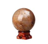 SSOPTMCB Yellow Calcite Ball, Crystal Quartz Metaphysical Feng Shui Globe Collector's Gift,50~60mm Gemstone Stone