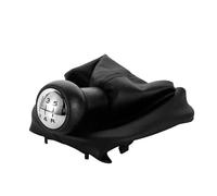 SSQKRVFSJ Pomo Palanca Cambios Accesorios interiores para Peugeot 206 207 pomo cambio 5 velocidades funda para palanca cambios Palanca Cambios(Silver)