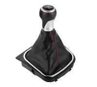 SSQKRVFSJ Pomo Palanca Cambios Para VW Para Golf 5 6 Para MK5 Para MK6 Para R32 GTI 2004-2009 Perilla cambio marchas coche palanca cambios Palanca velocidades Palanca Cambios(Red Line 6 Speed)