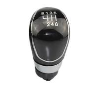 SSQKRVFSJ Pomo Palanca Cambios Perilla cambio marchas coche palanca cambios 5 6 velocidades para Ford para Fiesta para MK7 para Galaxy para MK3 para Kuga 2008-2013 Palanca Cambios(6 Speed black)
