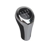 SSQKRVFSJ Pomo Palanca Cambios Perilla cambio marchas con bola para Serie 1 3 5 6 para E30 E36 E39 E46 X5 E53 E60 E63 X3 E83 X1 E84 E90 E91 Palanca Cambios(Chrome 5Speed)