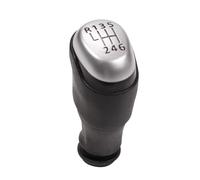 SSQKRVFSJ Pomo Palanca Cambios Perilla cambio marchas manual 5 6 velocidades manija palanca cambios reemplazo interior coche para Clio 4 IV para MK4 2012-2019 Palanca Cambios(Matter Silver 6R)
