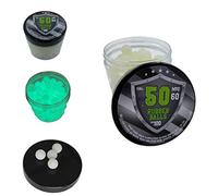 SSR 100 x Night Vision Fluorescent Silicon Rubber Balls Paintballs Glowing in The Dark in 50 Cal. Bolas de Goma Paintballs brillando en la Oscuridad en Calibre 50