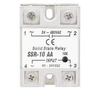 SSR-10AA 24-480V Relé de Estado Sólido 10A Módulo de Relé de Estado Sólido