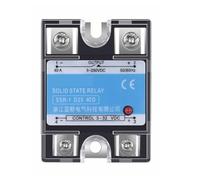 SSR-10DD/25DD/40DD/50DD/60DD/80DD/90DD Control SSR Single Phase Solid State Relay 5-220VDC 3-32VDC Relay(SSR-40DD) Industrial Electrical Relays