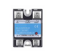 SSR-10DD/25DD/40DD/50DD/60DD/80DD/90DD Control SSR Single Phase Solid State Relay 5-220VDC 3-32VDC Solid State Relay(SSR-100DD) Control Relays