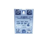 SSR-25DA Solid State Relay Single Phase DC to AC Control 25A 480VAC for Industrial Automation