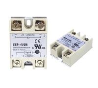 SSR-40DA CC a CA Relé de estado sólido SSR 40A 3-32VDC 24V-380VAC