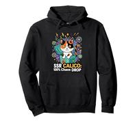 SSR Calico Cat 100% Chaos Drop Gacha Gaming Loot Box Sudadera con Capucha