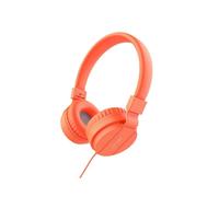 SSRGV Headphones Wired Headphones 3.5mm Mobile Computer Headphones, Hi-Fi Stereo Wired Headphones, Wired/TF, Suitable for Travel/Adult/Teen Orange