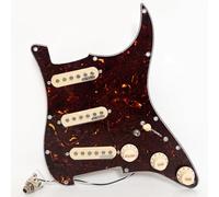 SSS - Golpeador cargado precableado para guitarra Fender ST compatible con pastillas Wilkinson SSS Alnico 5 de bobina única, para kit de repuesto de guitarra eléctrica Strat de Estados Unidos/México
