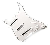 SSS Guitar Precableado Pickguard Scratch Plate Con Pastilla Para Piezas De Guitarra De 11 Agujeros Guitarra Precableado Golpeador (Color : 01)