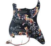 SSS precableado 3D impreso Strat Golpeador multifunción interruptor Mini pastillas Humbucker de alto rendimiento DCR Fit Fender Stratocaster guitarra eléctrica