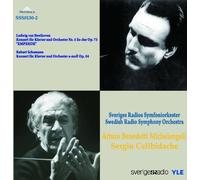 SSS0130 アルトゥーロ・ベネデッティ・ミケランジェリ(P) セルジュ・チェリビダッケ指揮ベートーヴェン:ピアノ協奏曲第5番「皇帝」 シューマン:ピアノ協奏曲