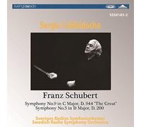 SSS0185 シューベルト:交響曲第9番「ザ・グレート」、第3番 チェリビダッケ(指揮)