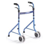 SssHfff Andadores para discapacidad, Andador para Personas Mayores Andador Plegable de aleación de Aluminio con Ruedas para discapacitados Estándar para discapacitados