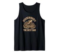 Sssseriously La Divertida Serpiente hocico de Cerdo del Mejor papá Camiseta sin Mangas