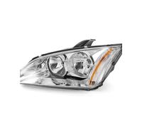SSUYGF Conjunto Faros Delanteros Automóvil Para Ford Para Focus 2005 2006 2007 2008 Conjunto Faros Delanteros Coche Lámpara Luz Alta Luces Giro Luces Circulación Nocturna(White left side)