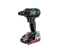 METABO 602395800 - Atornillador de impacto sin escobillas a bateria 18V / 2x LiHD 4,0 Ah Li-Ion SSW 18 LTX 300 BL 1/2" con maletín