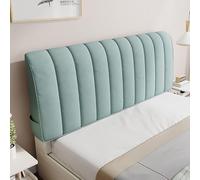 SSWH Funda De Cabecera Acolchada Anticolisión Funda De Cabecera De Cama Gruesa A Prueba De Polvo Protector De Cabecera Extraíble Todo Incluido para Cama King Quee(Size:120CM/47IN,Color:Verde)