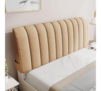 SSWH Funda De Cabecera Acolchada Anticolisión Funda De Cabecera De Cama Gruesa A Prueba De Polvo Protector De Cabecera Extraíble Todo Incluido para Cama King Quee(Size:160CM/63IN,Color:Yellow)