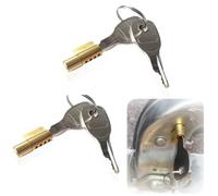 SSyang 2 Piezas Candado para Remolque con 4 Llaves, Candado Antirrobo Duradero para el Remolque, Accesorios para Remolque, Cerradura de para Caravana, Seguridad Hitchlock, para RV Truck Camper