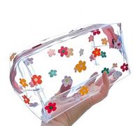 SSyang 4 Piezas Neceser Transparente, Impermeable Bolsa Maquillaje, Neceser Viaje Mujer, Bolsa Transparente Avion, Gran Capacidad, para Turismo, Camping, al Aire Libre