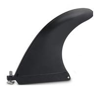 SSyang Aletas de Tabla de Surf, Removible Universal Aleta de Surfboard Sup, Nylon Seguro Reforzado Quillas Surf para Longboard Surf, Paddle Board Inflable, Foam Surfboard ,Negro (21*16.5cm)