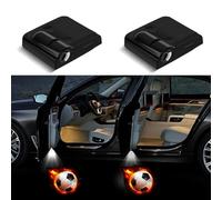 SSyang Luz de Bienvenida del Coche, 2 Piezas Lámpara LED para Puerta, Proyector LED de Logotipo para Automóvil (Fútbol)