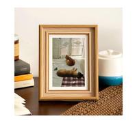 SSYun Bonitos marcos de fotos 3x5 enmarca la nuez tablero del marco montaje for el sitio de cama Regalos para la familia(Walnut,8.3x11.7)