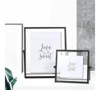 SSYun Bonitos marcos de fotos La pared de la galería 4x6 enmarca el negro tablero imagen del montaje for paisaje foto retrato Regalos para la familia(Black,6x8)