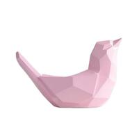 SSYun Estatuas Estatua de decoración pájaros, Caja Almacenamiento Artesanal Resina, Adornos del hogar, Escritorio Decoración para estanterías(Pink)