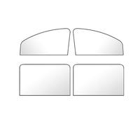 SSYYKJC Parasoles de Ventana Coche para Renault Clio 4 IV dal 2012-2019, Lavable Parasol Ventana de Auto Resistente al Desgaste Parasol Coche,Silver-C